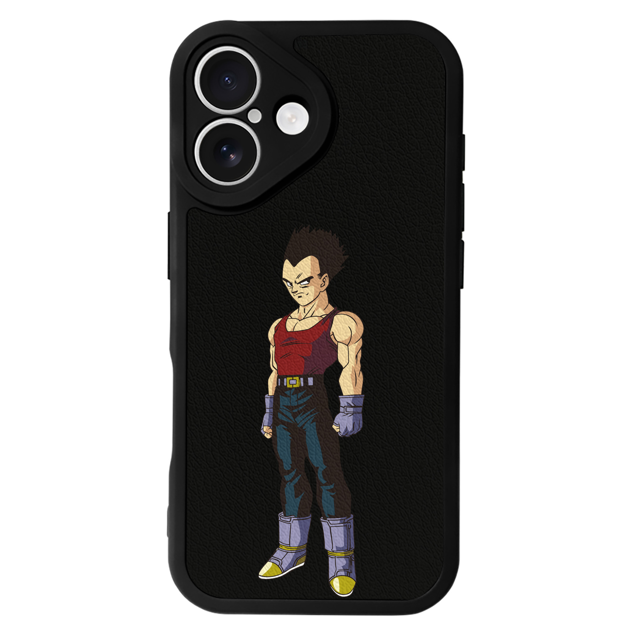 （画像用） ドラゴンボール ベジータ四世（Bejīta Yonsei）DRAGON BALL Vegeta IV 【iPhone 16シリーズ対応】シリコンスマホケース（レザー調） 材質：シリコン